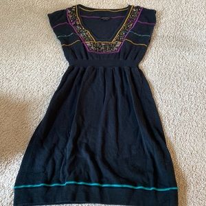 Beaded sweater dress